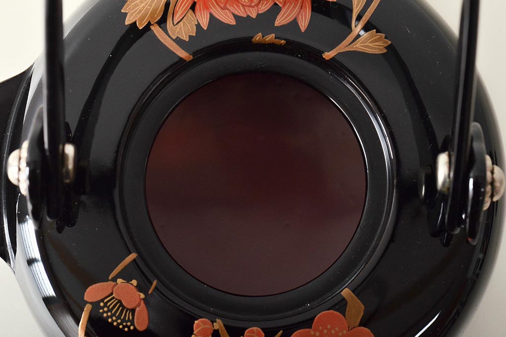 輪島塗　五島屋　木製蒔絵　屠蘇器　共箱(杯台、銚子、金彩)(R-046670)