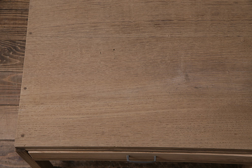 アンティーク家具　昭和中期　ストリップド(剥離)　栗材　ナチュラルな雰囲気が魅力の文机(ローテーブル、センターテーブル)(R-046687)