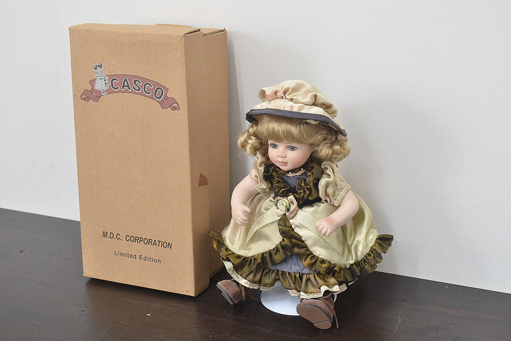 CASCO ビスクドール Cadeaux Porcelain doll 陶器人形(R-046773) ラフジュ工房