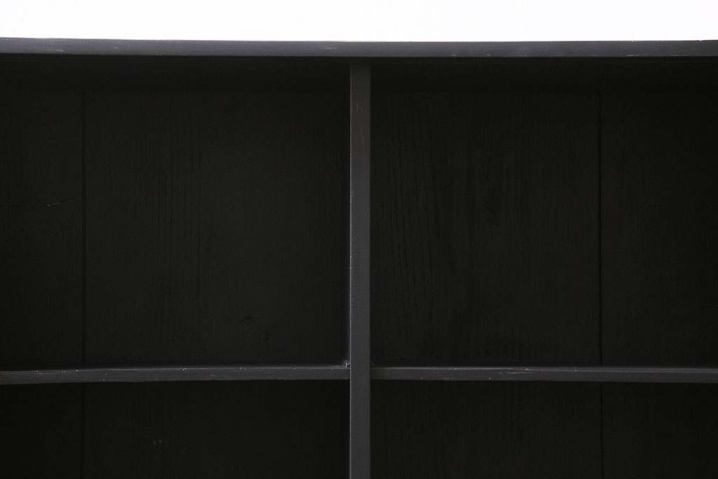 アンティーク家具　大正期　ペイント メンズライクな空間におすすめの収納棚(本棚)(R-046833)