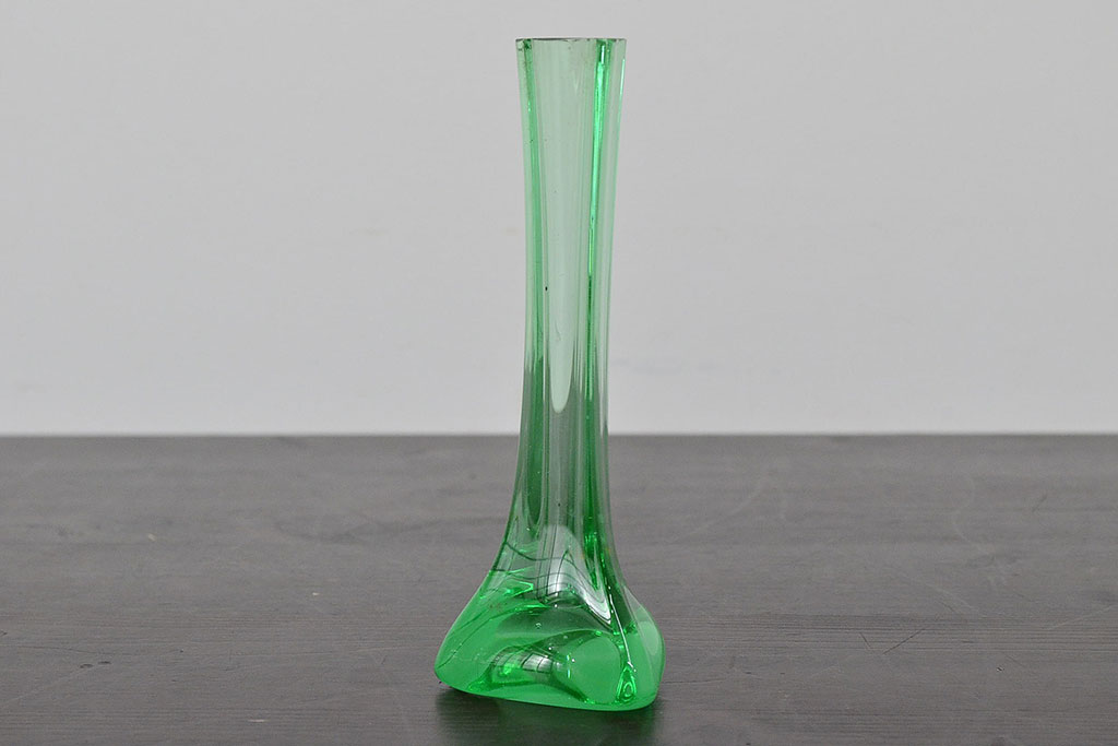 昭和初期〜中期　古い醤油差し　花瓶など4点(ヒゲタ、レトロ、ガラス)(R-046839)