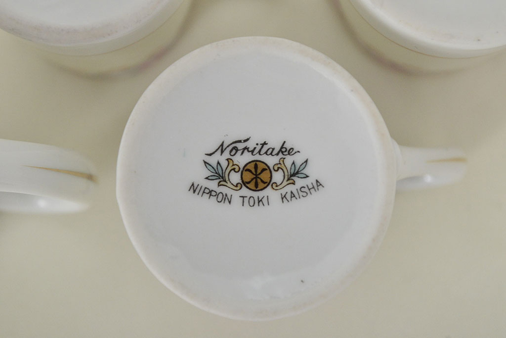 古い　ノリタケ　Noritake　ミルクポット・シュガーポット・カップなど12点(クリーマー、洋食器、日本陶器)(R-047183)