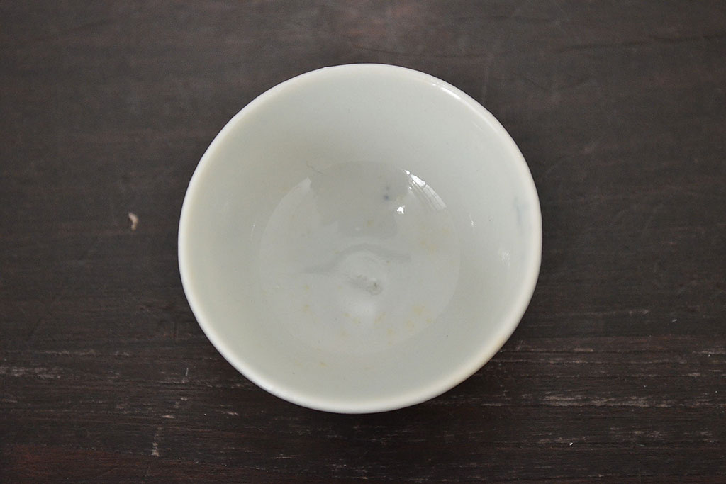 江戸期　古伊万里　豆皿など5点(染付微塵唐草、成化年製、雛道具)(R-047445)