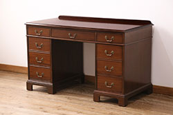 アンティーク家具　使い込まれた風合いが魅力的な文机(座机、飾り台)(R-038790)