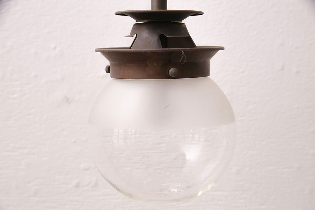 アンティーク照明　当時物!大阪瓦斯(ガス)製のレトロなガス燈(ガスランプ、スタンド照明、ディスプレイ)(R-048295)
