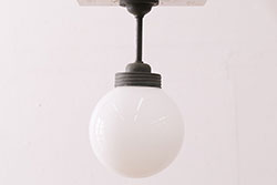 和製アンティーク　シャビーなブラケットが良い雰囲気を作り出す天井照明(吊り下げ照明、ペンダントライト)(R-048416)
