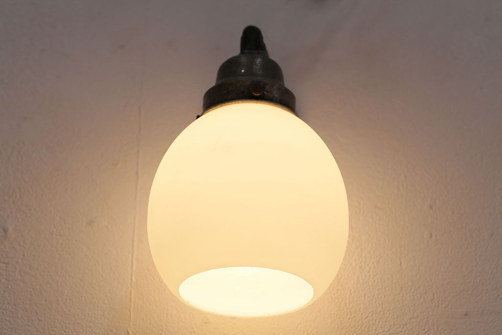 和製アンティーク　和・洋どちらの空間にも合わせやすいデザインの壁付け照明(壁掛け照明、ウォールランプ)(R-048418)