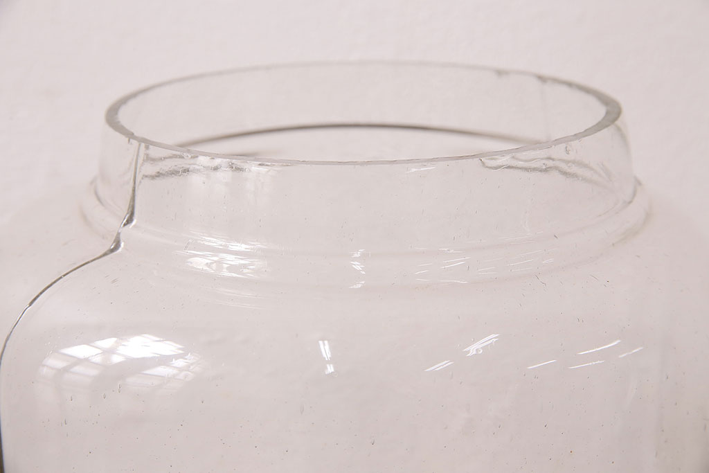 レトロ雑貨　駄菓子屋さんにあるような昔懐かしいガラス瓶(ガラスビン)(R-048678)