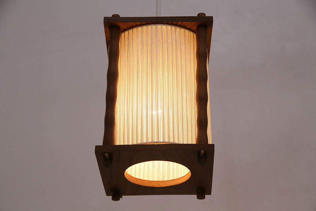 ヴィンテージ照明　デンマーク　和モダンな空間づくりにもおすすめの吊り下げ照明(天井照明、ペンダントライト、シェード、ビンテージ、北欧)(R-050110)