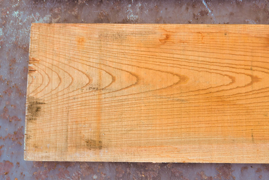古材　DIYにおすすめ!古民家の梁に使われていたケヤキ材3枚セット(材料、木材、板)(R-050275)