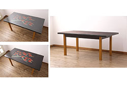 中古　美品　IDC大塚家具　SPRENDOR(スプレンダー)　シンプルなデザインが美しいセンターテーブル(ローテーブル、リビングテーブル、座卓)(R-070310)