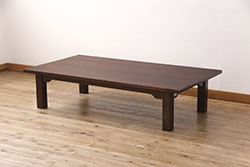 中古　シャルドネ(CHARDONNAY)　パイン材　両面引き出し　木の質感や木目を生かしたデザインが素敵なダイニングテーブル(作業台、食卓、2人掛け、4人掛け)(R-053537)