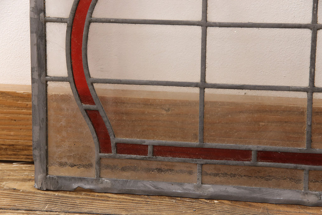 和製アンティーク　ノスタルジックな雰囲気づくりにおすすめのステンドグラス(ディスプレイ、窓、明り取り)(R-051918)