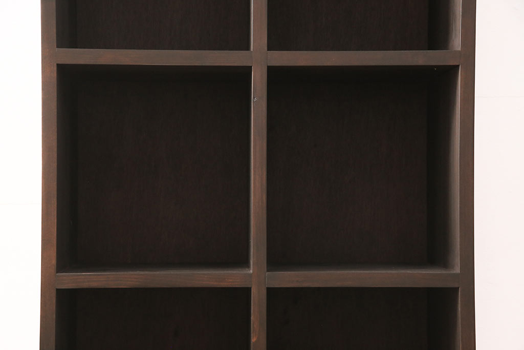 ラフジュ工房オリジナル　ヒノキ材　使い方はアイディア次第!シンプルなデザインで取り入れやすいマス目棚(ロッカー、収納棚、本棚、飾り棚)(R-052119)