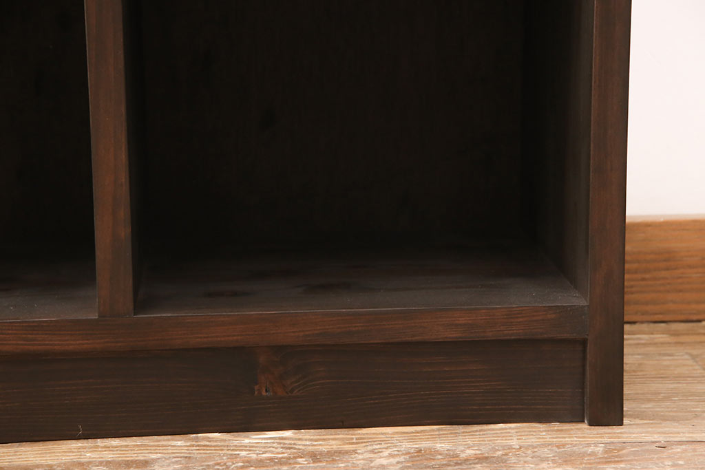 ラフジュ工房オリジナル　ヒノキ材　使い方はアイディア次第!シンプルなデザインで取り入れやすいマス目棚(ロッカー、収納棚、本棚、飾り棚)(R-052119)