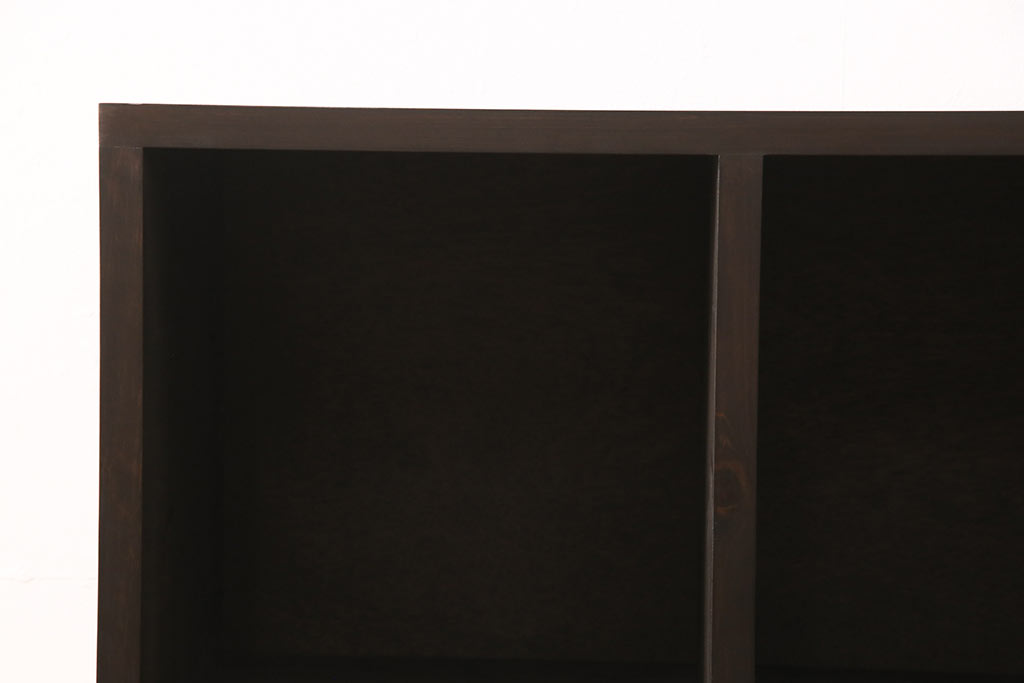 ラフジュ工房オリジナル　ヒノキ材　和モダンな空間づくりにおすすめのマス目棚(ロッカー、収納棚、本棚、飾り棚)(R-052120)