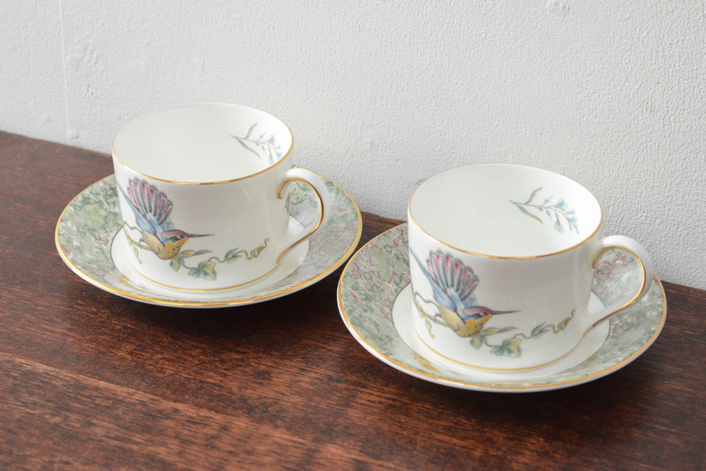 WEDGWOOD ウェッジウッド ハミングバード カップ&ソーサー2客セット