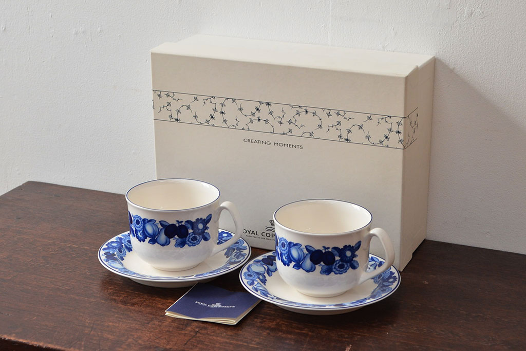 Royal Copenhagen TRINA コーヒーカップ＆ソーサー２客セット