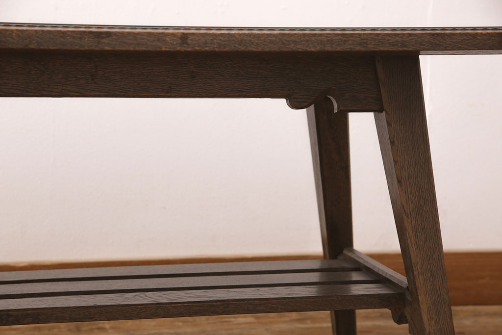 中古　美品　神戸洋家具　伊藤家具　シンプルで使い勝手のいいセンターテーブル(ローテーブル)(R-052591)