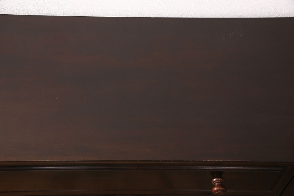 中古　美品　松本民芸家具　シックな佇まいが上質な空間づくりにぴったりなA型和タンスIV(引き出し、チェスト、整理箪笥)(定価約73万円)(R-052594)