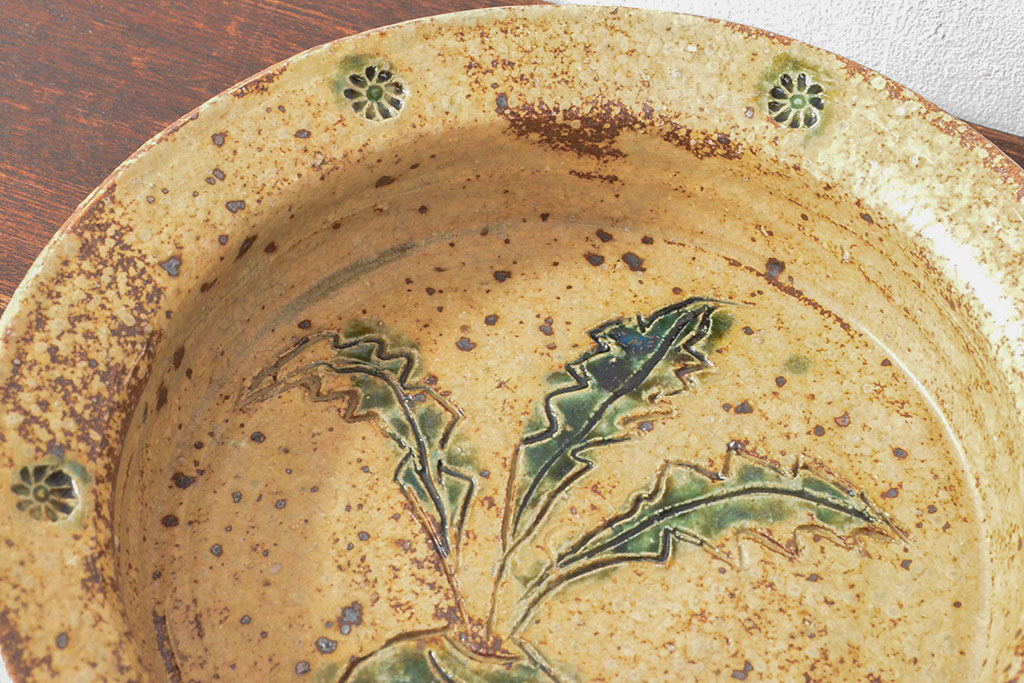 古織部　かぶら鉢(深鉢、深皿、陶器、和食器)(R-052784)