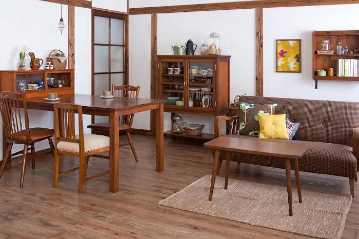 松田家具 / マツダ ダイニングセット レザー アンティーク