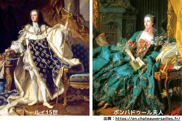 ルイ15世とポンパドゥール夫人