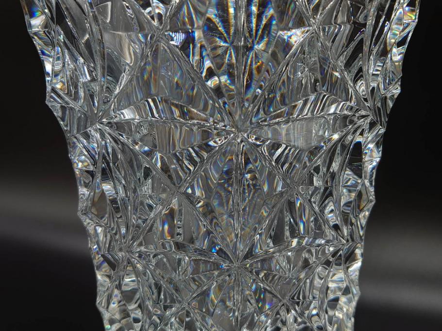 フランス　Baccarat　バカラ　セリメーヌ　特大　華麗なデザインが美しいフラワーベース(花瓶、花入、花器、フルレッドクリスタルガラス)(定価約176万円)(R-073828)