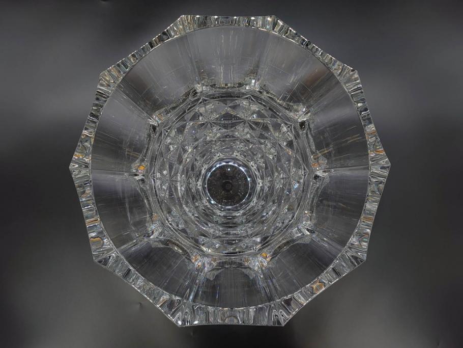 フランス　Baccarat　バカラ　セリメーヌ　特大　華麗なデザインが美しいフラワーベース(花瓶、花入、花器、フルレッドクリスタルガラス)(定価約176万円)(R-073828)