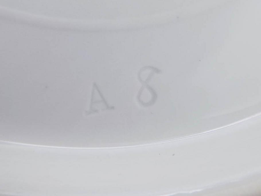 大倉陶園(OKURA、OAC)　 金蝕バラ　品格漂う豪華なプレート5枚セット(手描き、ディッシュ、ローズ、バラ、中皿、洋食器)(R-079325)