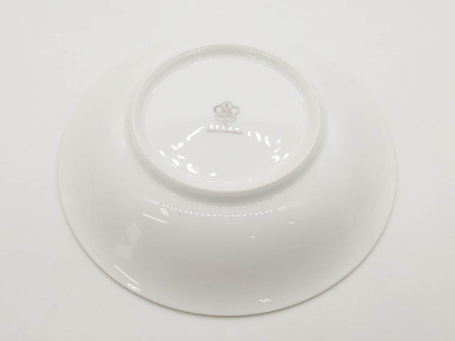 大倉陶園(OKURA、OAC)　 金蝕バラ　品格漂う豪華なプレート5枚セット(手描き、ディッシュ、ローズ、バラ、中皿、洋食器)(R-079325)