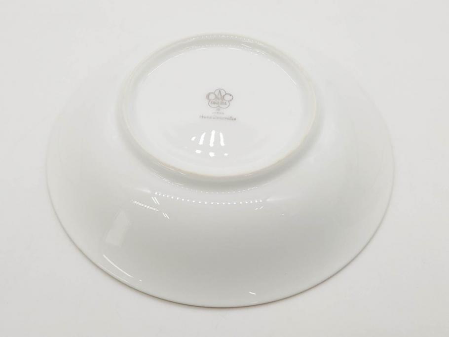 大倉陶園(OKURA、OAC)　 金蝕バラ　品格漂う豪華なプレート5枚セット(手描き、ディッシュ、ローズ、バラ、中皿、洋食器)(R-079325)