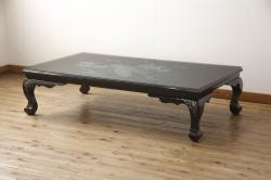 中古　DREXEL HERITAGE(ドレクセルヘリテイジ)　Grand Villa(グランドヴィラ)　上品なデザインのダイニングテーブル(エクステンションテーブル、拡張式テーブル、食卓、2人掛け、4人掛け、6人掛け)(定価約60万円)(R-062416)