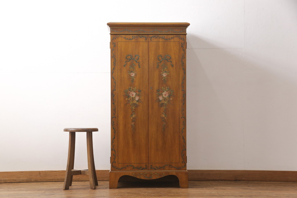 中古　美品　DREXEL HERITAGE(ドレクセルヘリテイジ)　希少!可愛らしいデザインが魅力的なジュエリーケース(サイドチェスト、サイドキャビネット、引き出し)(R-054850)