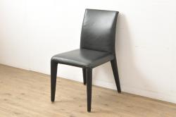 中古　Knoll製(ノル)　Marcel Breuer(マルセル・ブロイヤー)　本革(レザー)　Wassily Lounge Chair(ワシリーチェア)　スタイリッシュなデザインが魅力のラウンジチェア(アームチェア、椅子、イス)(定価約52万円)(R-066810)