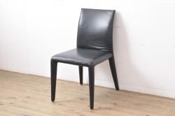 中古　cassina.ixc(カッシーナ・イクスシー )　Philippe hurel(フィリップ・ユーレル)　チロルチェア4脚セット(椅子、ダイニングチェア、合皮)(R-049860)