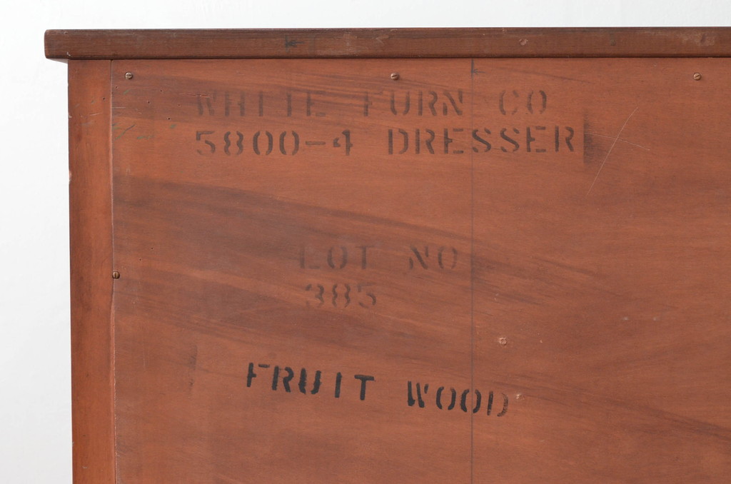 アメリカビンテージ　 White fine furniture　クラシカルな雰囲気が魅力的なチェスト(サイドボード、サイドチェスト、引き出し、ヴィンテージ)(R-061317)