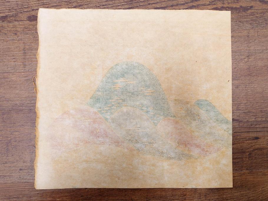 真作　人間国宝　芹沢介　型絵染　様々な匠の創造性に触れられる版画7枚セット(絵画、うちわ絵、益子土瓶図、風景画、野菜、山、植物、諸国民芸、株式会社たくみ、記念品、落款印、ケース付き)(R-079476)