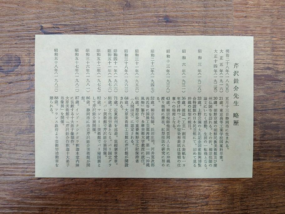 真作　人間国宝　芹沢介　型絵染　様々な匠の創造性に触れられる版画7枚セット(絵画、うちわ絵、益子土瓶図、風景画、野菜、山、植物、諸国民芸、株式会社たくみ、記念品、落款印、ケース付き)(R-079476)
