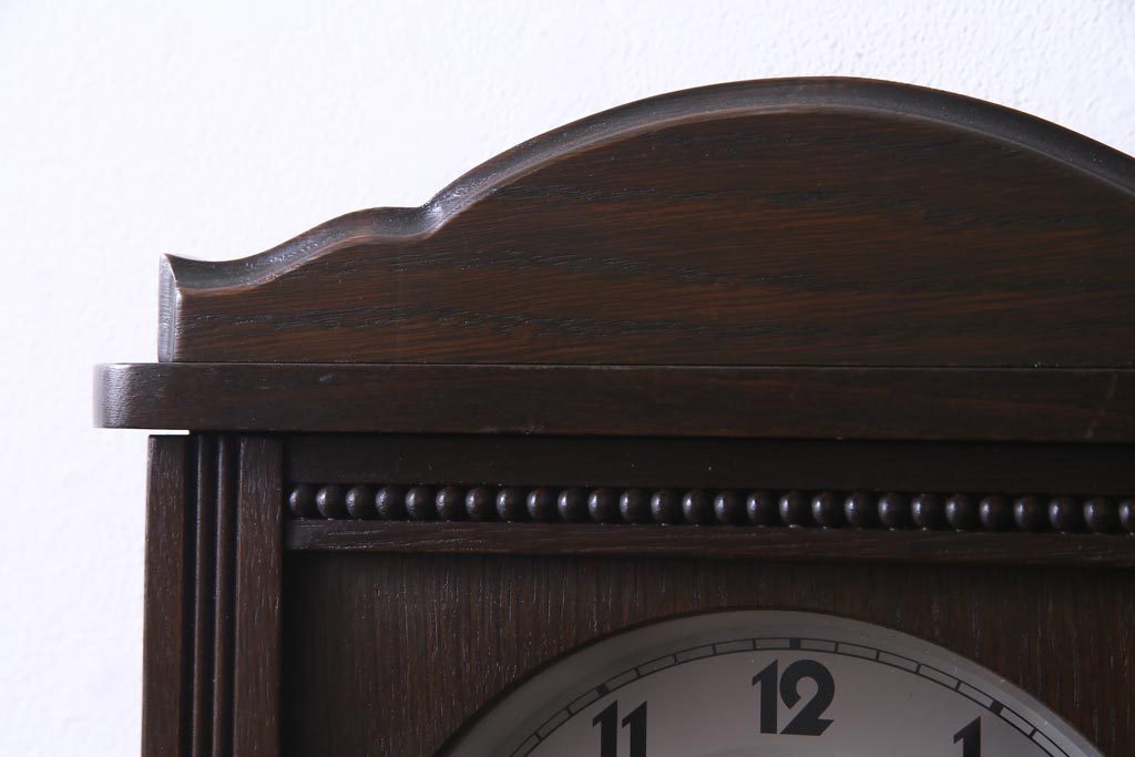 アンティーク雑貨　ドイツ　KIENZLE(キンツレ)　手巻き式　品のあるデザインが魅力的な柱時計(振り子時計、掛け時計)