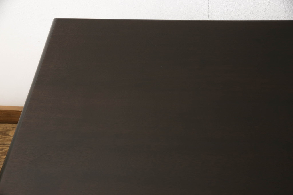 中古　美品　松本民芸家具　T型片袖机　美しい木目とクラシカルな佇まいが魅力的なデスク(机、ワークデスク、在宅用、在宅ワーク用)(定価約42万円)(R-064188)