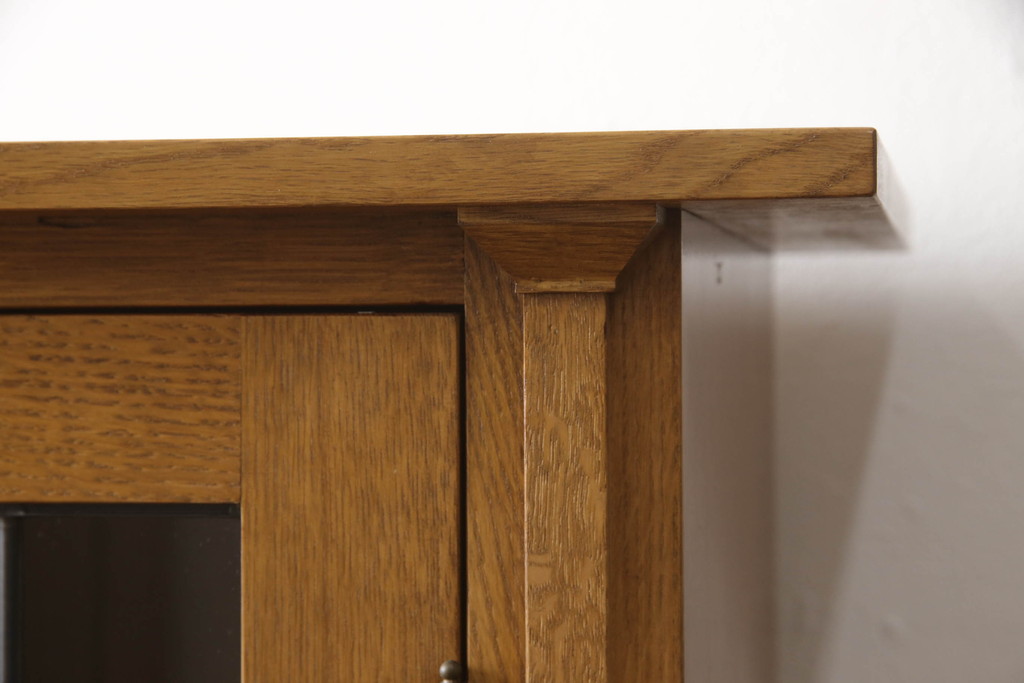 アメリカヴィンテージ　Stickley(スティックレー、スティックレイ)　ナチュラルテイストの空間づくりにおすすめのキャビネット(ブックケース、本箱、収納棚、戸棚、ビンテージ)(R-065391)