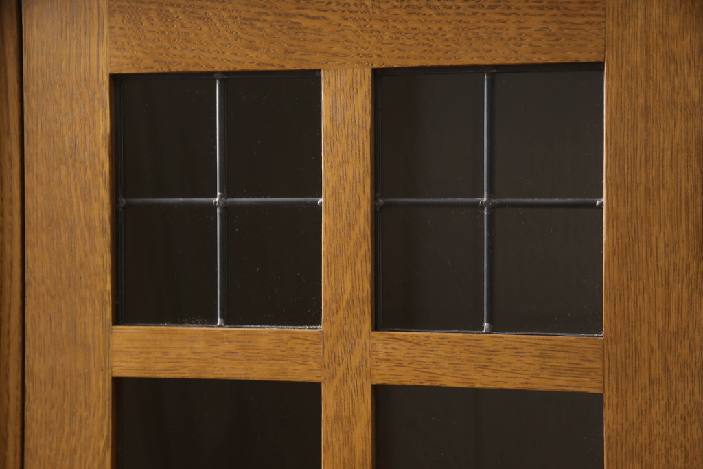 アメリカヴィンテージ　Stickley(スティックレー、スティックレイ)　ナチュラルテイストの空間づくりにおすすめのキャビネット(ブックケース、本箱、収納棚、戸棚、ビンテージ)(R-065391)
