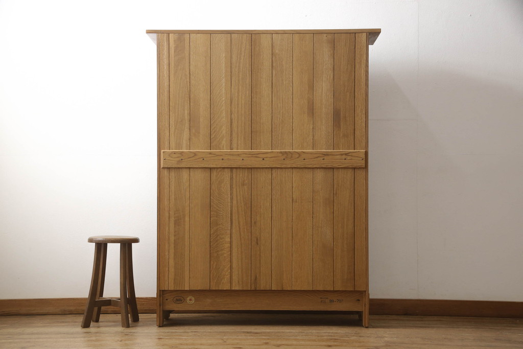 アメリカヴィンテージ　Stickley(スティックレー、スティックレイ)　ナチュラルテイストの空間づくりにおすすめのキャビネット(ブックケース、本箱、収納棚、戸棚、ビンテージ)(R-065391)