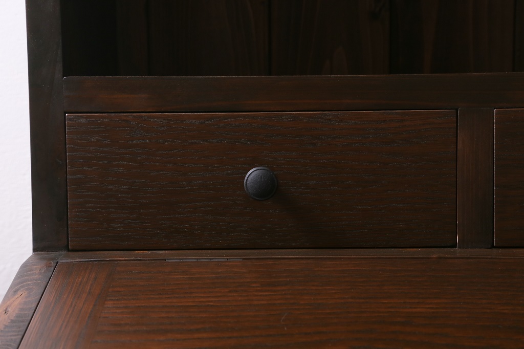 【オーダー注文・受注生産商品】ラフジュ工房オリジナル　落ち着きのある色合いが大人の雰囲気を醸し出す収納棚(飾り棚、本棚、オープンラック)