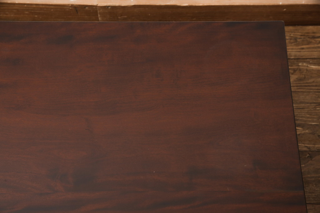 中古　松本民芸家具　ナラ材　上質な大人の空間づくりにぴったりな折りたたみ座卓(ローテーブル、ちゃぶ台、文机)(R-053816)