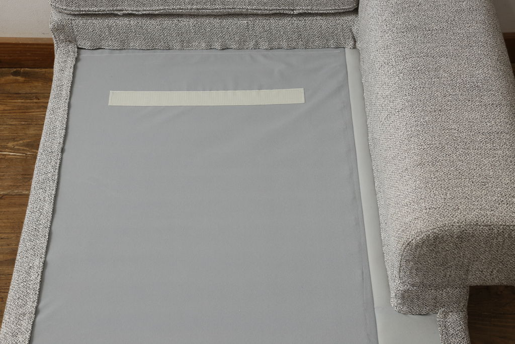 中古　展示美品　2019年8月購入　エスティック　フォルマックス(formax)　パンナ(PANNA)　フェザー　ナチュラルな空間づくりにおすすめの2P片肘ソファ(右)+片肘ロングシートソファ(左)セット(二人掛けソファ、カウチソファ、ロングソファ)(定価約86万8千円)(R-056023)