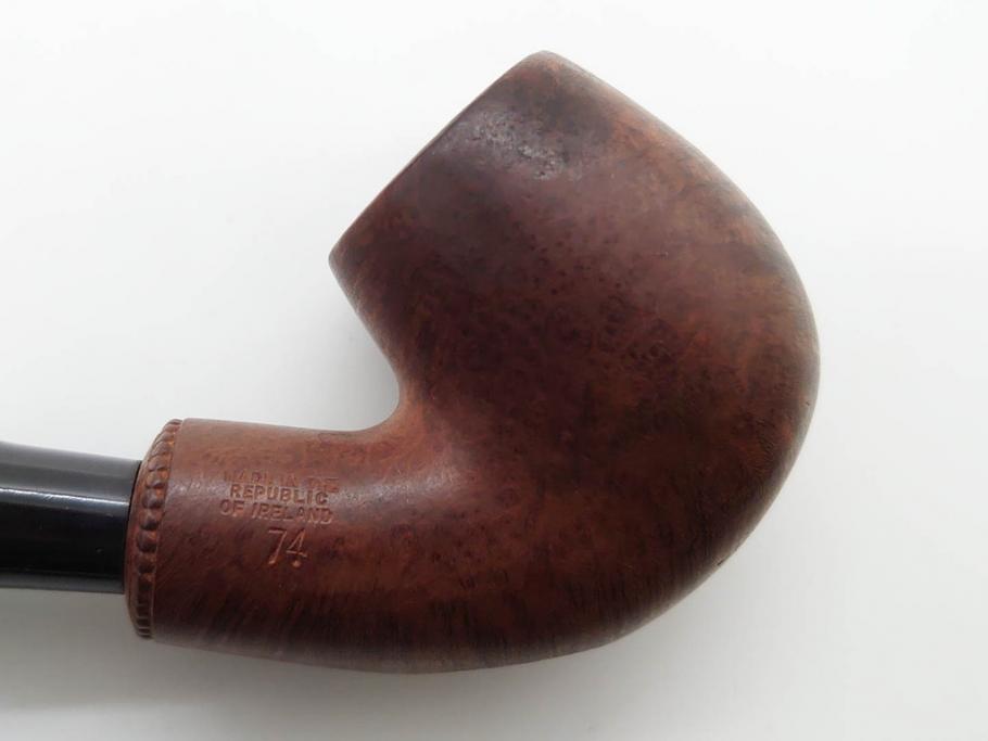 アイルランド　PETERSON’S(ピーターソン)　STERLING SILVER(スターリング シルバー)/デンマーク　BARI(バリ)　素材を生かしたデザインが持ち味のパイプ煙草4点セット(タバコ、木製、 喫煙具、煙草、煙管、キセル、箱付き、袋付き、北欧)(R-079513)