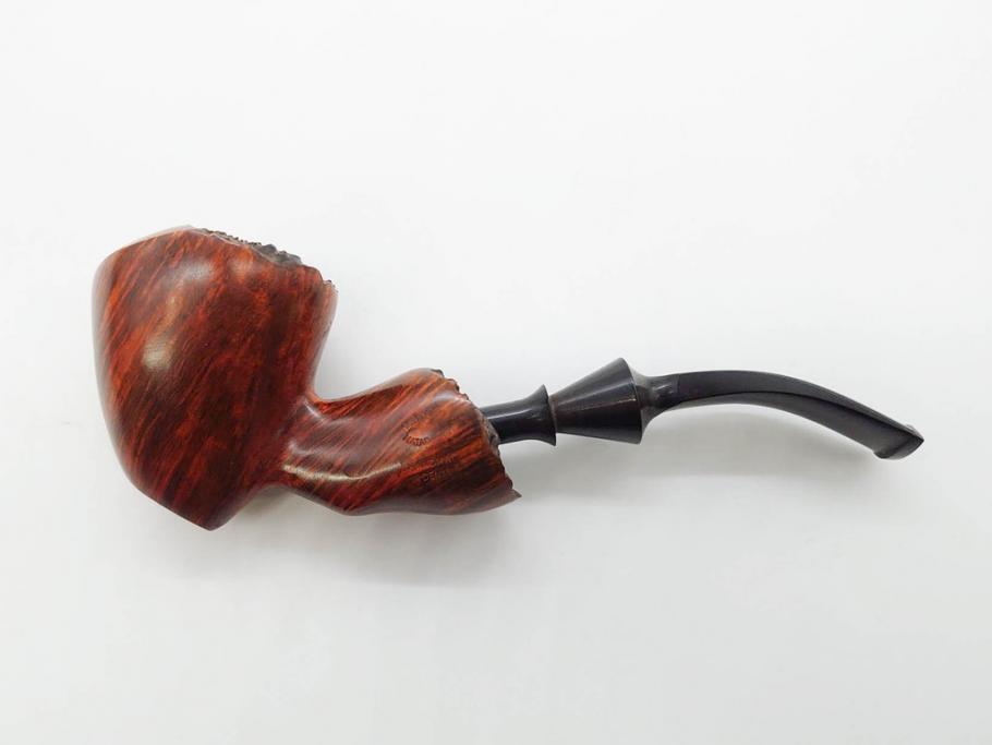 アイルランド　PETERSON’S(ピーターソン)　STERLING SILVER(スターリング シルバー)/デンマーク　BARI(バリ)　素材を生かしたデザインが持ち味のパイプ煙草4点セット(タバコ、木製、 喫煙具、煙草、煙管、キセル、箱付き、袋付き、北欧)(R-079513)