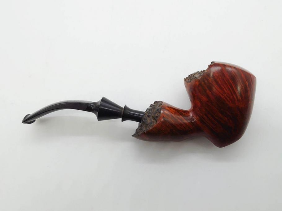 アイルランド　PETERSON’S(ピーターソン)　STERLING SILVER(スターリング シルバー)/デンマーク　BARI(バリ)　素材を生かしたデザインが持ち味のパイプ煙草4点セット(タバコ、木製、 喫煙具、煙草、煙管、キセル、箱付き、袋付き、北欧)(R-079513)